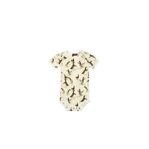 Milkbarn Organic Cotton Short Sleeve Onesie, NWT, 12-18 Months